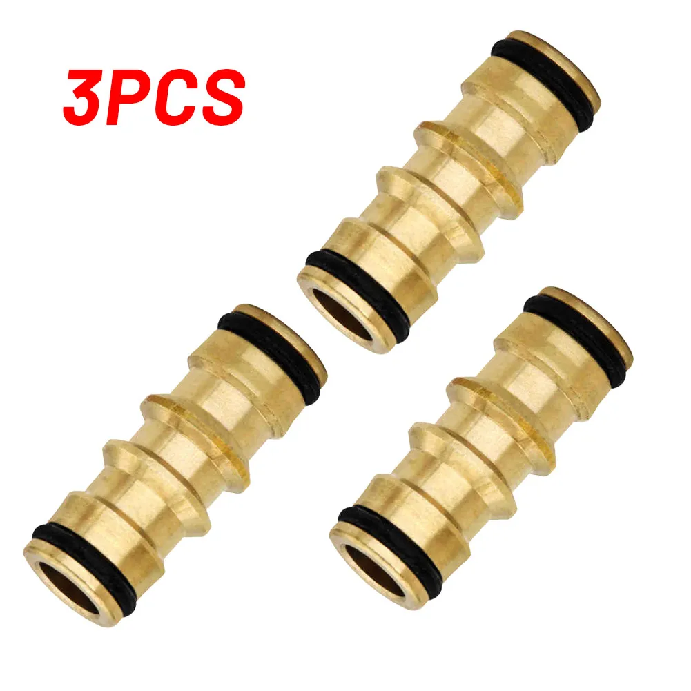 3 Pcs Hose Connector Double Male Adapter Solid Brass 1/2'' For Garden Water Pipe Fittings For Watering And Irrigation
3 Pcs Hose Connector Double Male Adapter Solid Brass 1/2'' For Garden Water Pipe Fittings For Watering And Irrigation