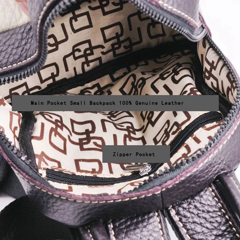 Leather Backpack Fashion All-Match Casual Mini Backpack Top Layer Cowhide Leather Small Backpack
Leather Backpack Fashion All-Match Casual Mini Backpack Top Layer Cowhide Leather Small Backpack