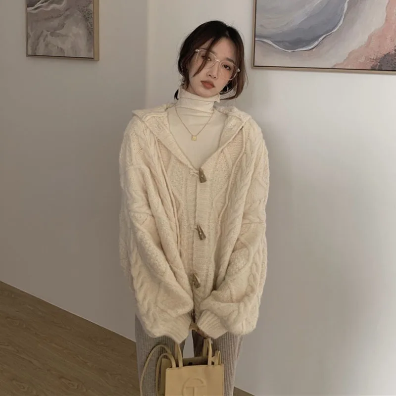Korean Women Lazy Wind Loose Knitting Cardigan Jacket 2021 Autumn Winter New Base Shirt + Straight Drape Pants Three-Piece Suit
Korean Women Lazy Wind Loose Knitting Cardigan Jacket 2021 Autumn Winter New Base Shirt + Straight Drape Pants Three-Piece Suit