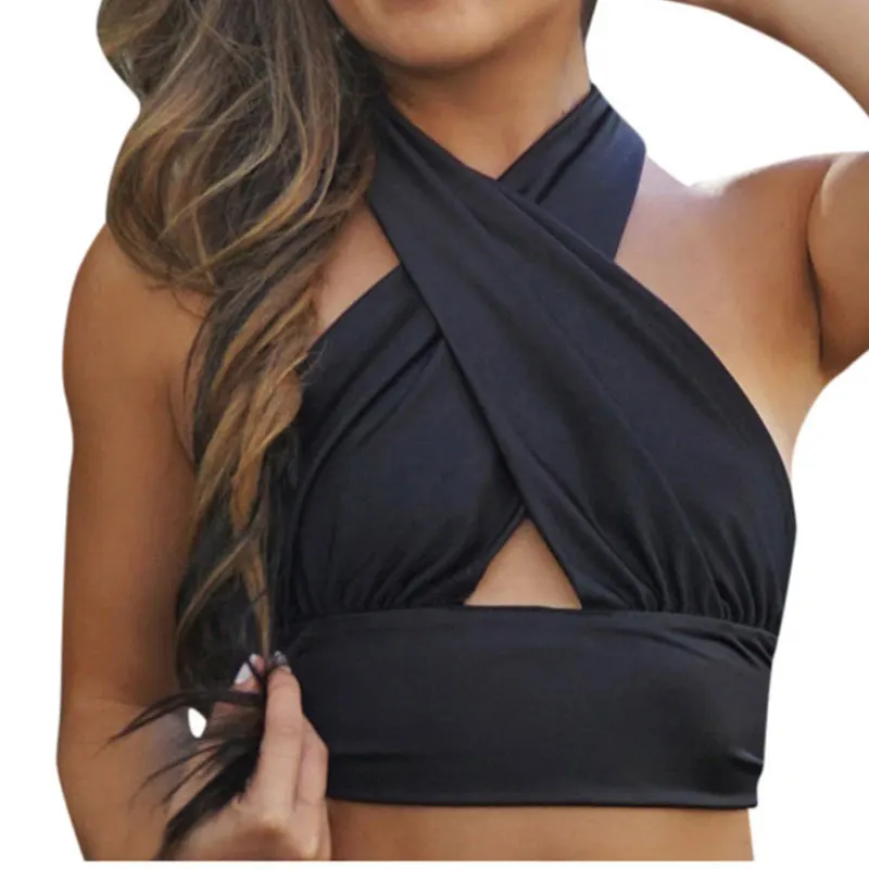2021 Summer Women's Crisscross Top Sexy Sleeveless Solid Color Party Street Various Ways to Wear Corset Bikini Vest
2021 Summer Women's Crisscross Top Sexy Sleeveless Solid Color Party Street Various Ways to Wear Corset Bikini Vest