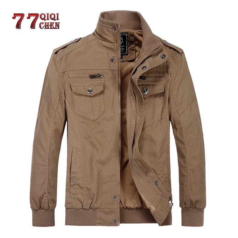Multi-pocket Military Jacket Mens 2021 Spring Autumn Jackets Cotton Zipper Bomber Jacket Coat Male EU Size 3XL Chaqueta Hombre
Multi-pocket Military Jacket Mens 2021 Spring Autumn Jackets Cotton Zipper Bomber Jacket Coat Male EU Size 3XL Chaqueta Hombre
