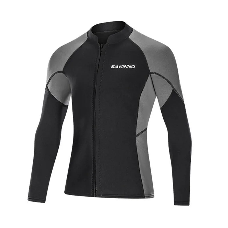 Мужские неопреновые гидрокостюмы с длинным рукавом, куртка с верхней молнией спереди для фридайвинга, серфинга, подводного плавания, одежд...
Мужские неопреновые гидрокостюмы с длинным рукавом, куртка с верхней молнией спереди для фридайвинга, серфинга, подводного плавания, одежд...