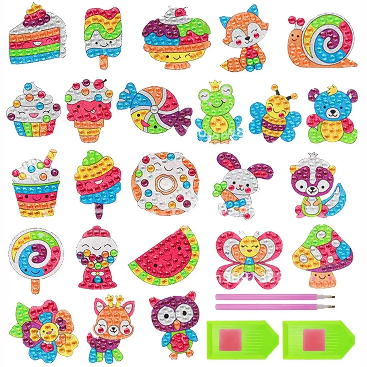 24Pcs 5D DIY Diamond Painting Kits DIY Marine Forest Animals Diamond Painting Stickers Painting by Numbers Kits for Kids Adults
24Pcs 5D DIY Diamond Painting Kits DIY Marine Forest Animals Diamond Painting Stickers Painting by Numbers Kits for Kids Adults