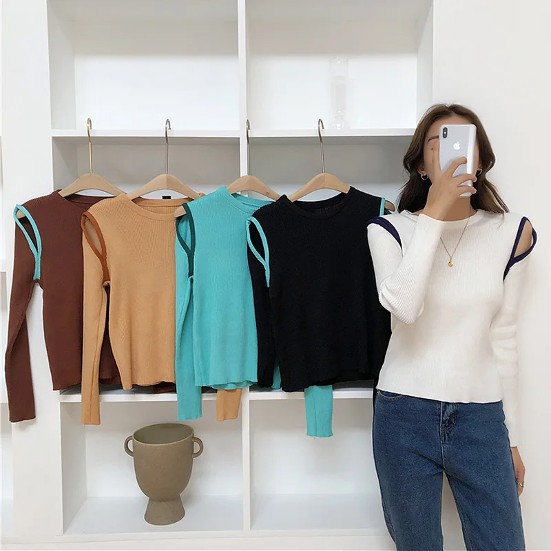 BETHQUENOY Short Off The Shoulder Sweaters Women Clothes Fall Sweter Damski Pull Femme Hiver 2020 Jersey Mujer Kobieta Swetry 
BETHQUENOY Short Off The Shoulder Sweaters Women Clothes Fall Sweter Damski Pull Femme Hiver 2020 Jersey Mujer Kobieta Swetry