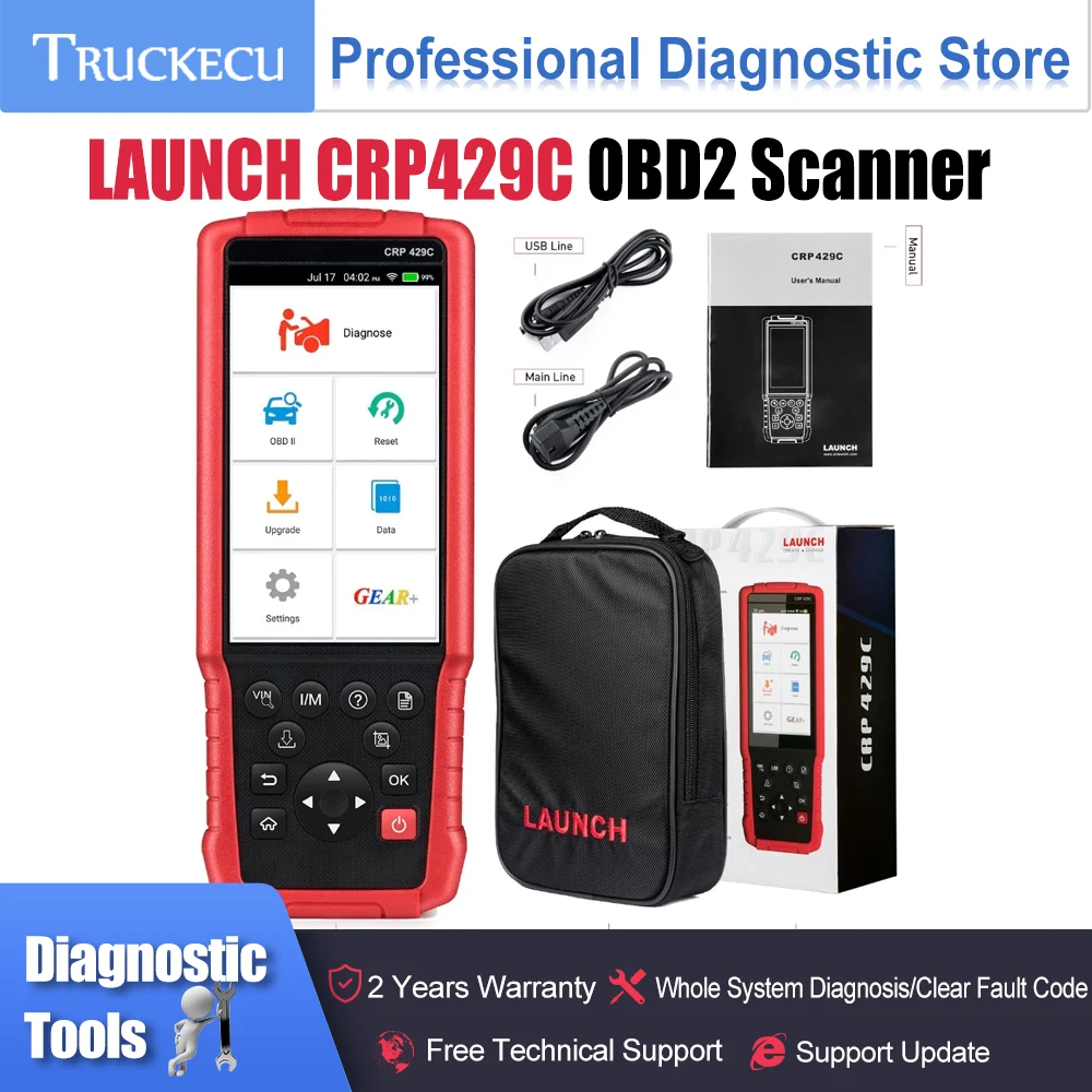 Сканер LAUNCH X431 CRP429C OBD2, 4 системы диагностики, с 11 сбросами, для TPMS, IMMO, DPF, SAS OIL BAT, BMS, pk CRP129E
Сканер LAUNCH X431 CRP429C OBD2, 4 системы диагностики, с 11 сбросами, для TPMS, IMMO, DPF, SAS OIL BAT, BMS, pk CRP129E