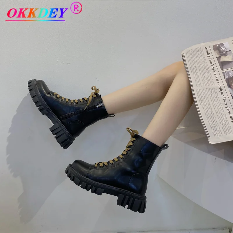2021 Winter New Martin Boots for Women Luxury Platform High Heels with Laces Botas Casual Thick Designer Warm Snow Ankle Boots
2021 Winter New Martin Boots for Women Luxury Platform High Heels with Laces Botas Casual Thick Designer Warm Snow Ankle Boots