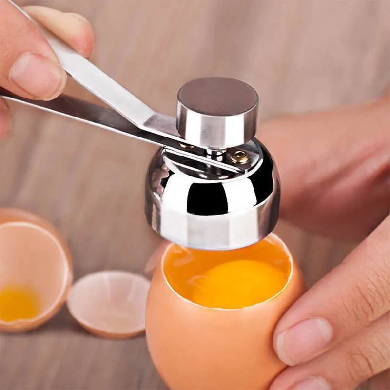 Stainless Steel Egg Topper Cutter Shell Boiled Raw Egg Openers Kitchen Tool 
Stainless Steel Egg Topper Cutter Shell Boiled Raw Egg Openers Kitchen Tool