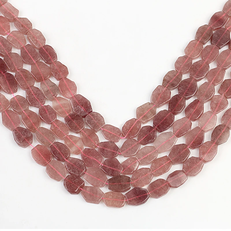 15x20mm Natural Stone Beads Strawberry Crystal Hexagon Loose Beads for Jewelry Making DIY Bracelet Accessories
15x20mm Natural Stone Beads Strawberry Crystal Hexagon Loose Beads for Jewelry Making DIY Bracelet Accessories