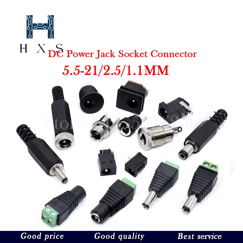 10 шт. Разъем питания постоянного тока, Разъем 5,5*2,1 мм 0,7 2,0 мм 
10 шт. Разъем питания постоянного тока, Разъем 5,5*2,1 мм 0,7 2,0 мм