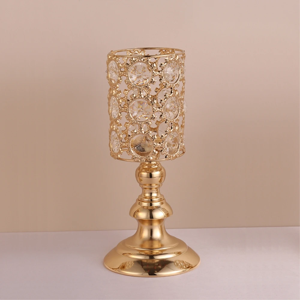 Crystals Candle Holders Metal Golden Wedding Candelabra Centerpiece Home Table Decoration Sun Flower Pattern Candlesticks
Crystals Candle Holders Metal Golden Wedding Candelabra Centerpiece Home Table Decoration Sun Flower Pattern Candlesticks
