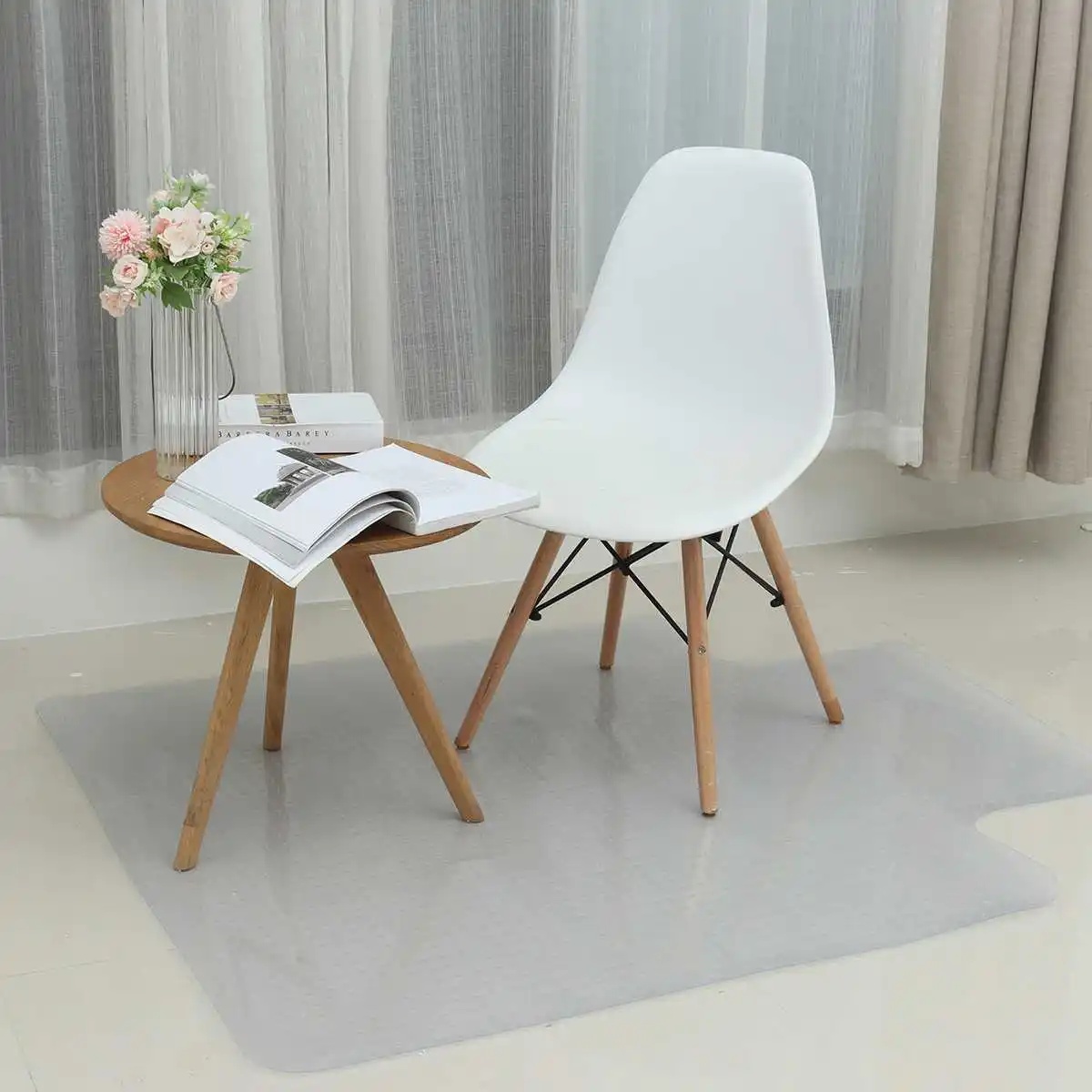 PVC Protector Clear Chair Mat Home Office Rolling Chair Floor Carpet Kitchen Mat Bath Carpet Living Room Floor Mat Without Chiar
PVC Protector Clear Chair Mat Home Office Rolling Chair Floor Carpet Kitchen Mat Bath Carpet Living Room Floor Mat Without Chiar
