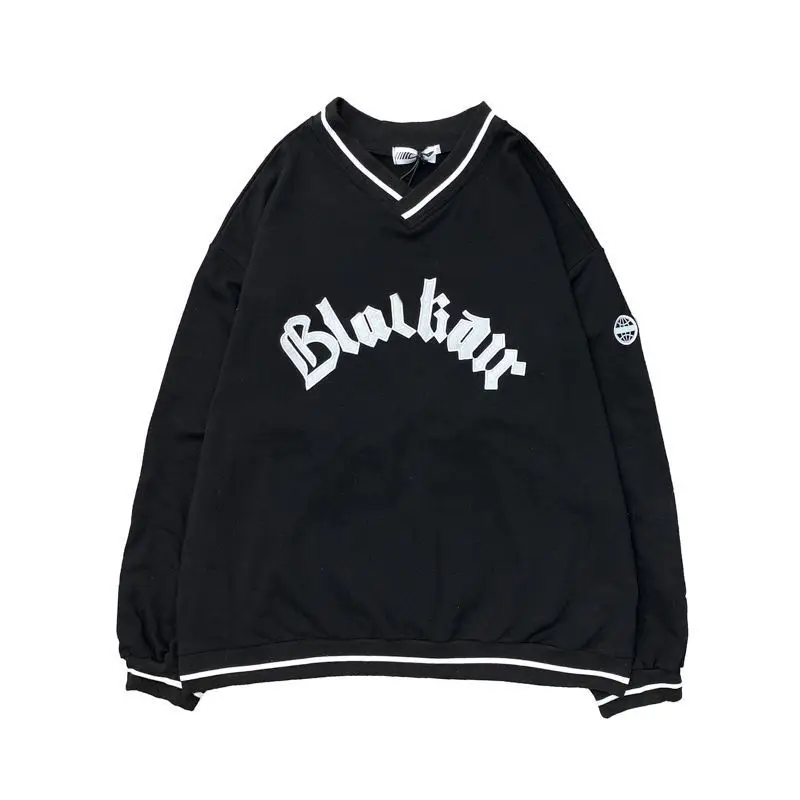 Spring Autumn Loose V-Neck Baseball Sweatshirt mens Basic Pullover Black Yellow Hoodies men's Plus size Letter Print Men Hoodie
Spring Autumn Loose V-Neck Baseball Sweatshirt mens Basic Pullover Black Yellow Hoodies men's Plus size Letter Print Men Hoodie