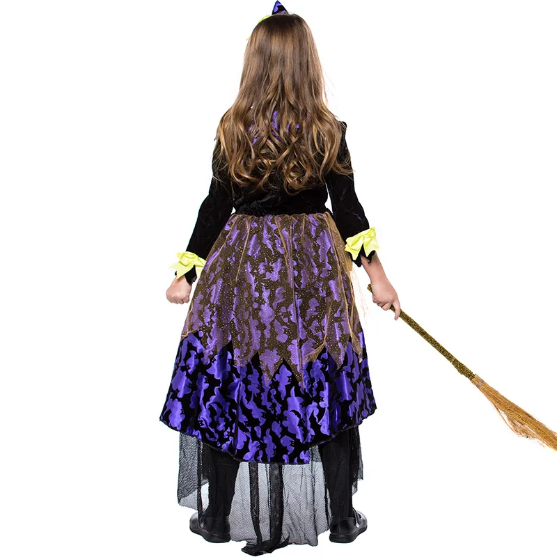 Halloween Masquerade Party Little Witch Dress Role Play For Kids Party Dress Little Witch Cosplay Stage Performance Clothing
Halloween Masquerade Party Little Witch Dress Role Play For Kids Party Dress Little Witch Cosplay Stage Performance Clothing