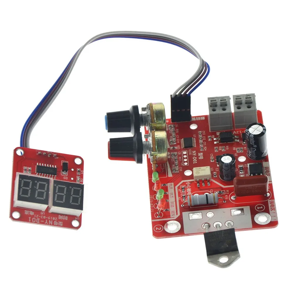 Spot Welder Machine Time Control 40A Current Digital Display Controller Board Cable Matching 1*Control Board
Spot Welder Machine Time Control 40A Current Digital Display Controller Board Cable Matching 1*Control Board