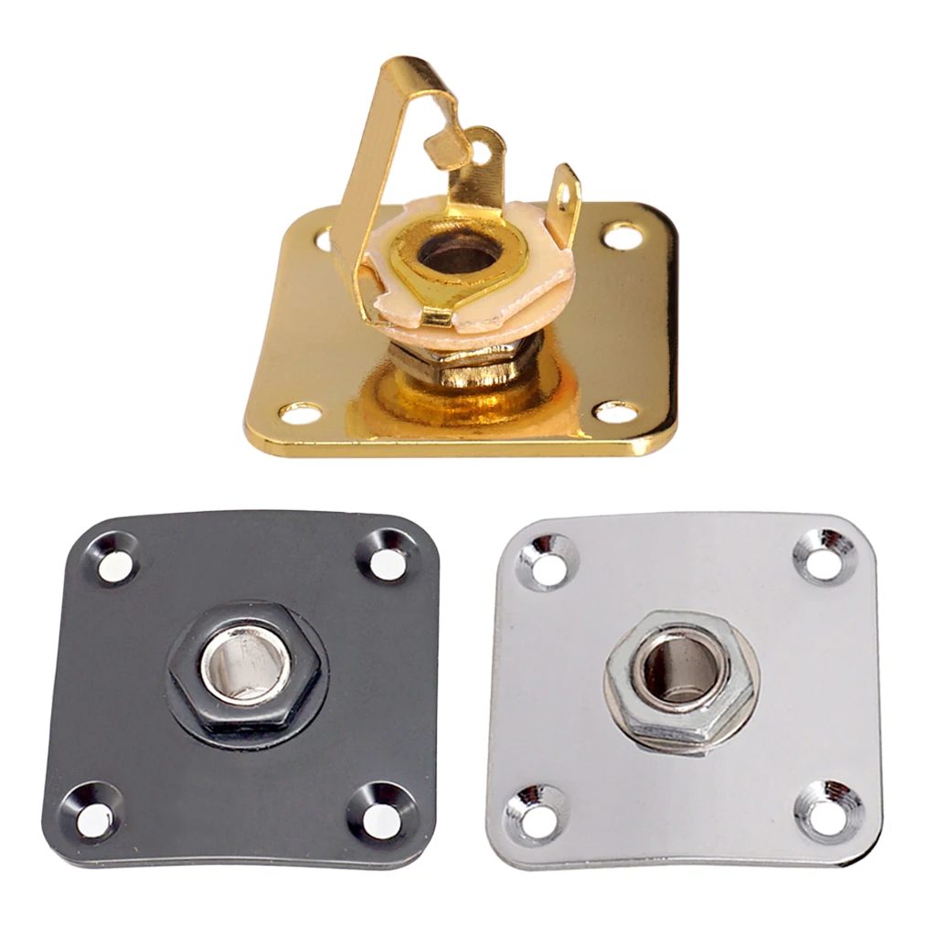 Tooyful 35x35mm Metal Square Guitar Jack Plates Cover for Electric Guitar Accessories
Tooyful 35x35mm Metal Square Guitar Jack Plates Cover for Electric Guitar Accessories