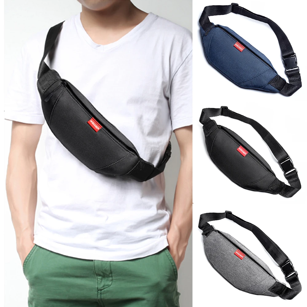 Casual sports men's waist bag waterproof Oxford cloth fashion chest bag outdoor travel headphones hole portable purse
Casual sports men's waist bag waterproof Oxford cloth fashion chest bag outdoor travel headphones hole portable purse