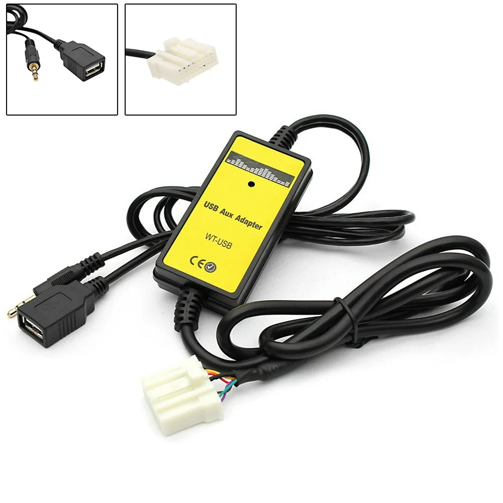 Moonet Auto Car Audio MP3 AUX USB Adapter 3.5mm AUX Interface CD Changer For Mazda 3 USB Car Adapter Card Reader
Moonet Auto Car Audio MP3 AUX USB Adapter 3.5mm AUX Interface CD Changer For Mazda 3 USB Car Adapter Card Reader