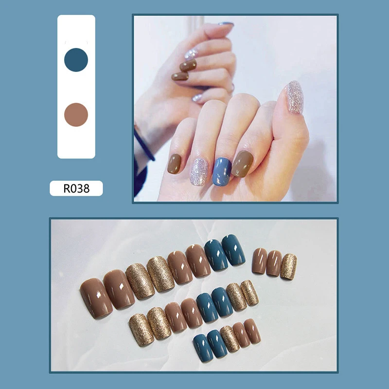 24PCS Small Flower Nail Patch Sweet Style Glue Type Removable Short Paragraph Manicure Save Time False Nail Patch ALS88
24PCS Small Flower Nail Patch Sweet Style Glue Type Removable Short Paragraph Manicure Save Time False Nail Patch ALS88