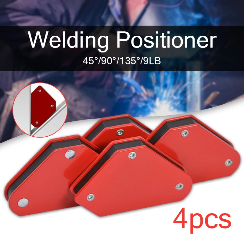 4pcs/Set Welding Magnet Magnetic Square Holder Arrow Clamp 45 90 135 Degrees 9LB Magnetic Clamp For Electric Welding Iron Tools
4pcs/Set Welding Magnet Magnetic Square Holder Arrow Clamp 45 90 135 Degrees 9LB Magnetic Clamp For Electric Welding Iron Tools