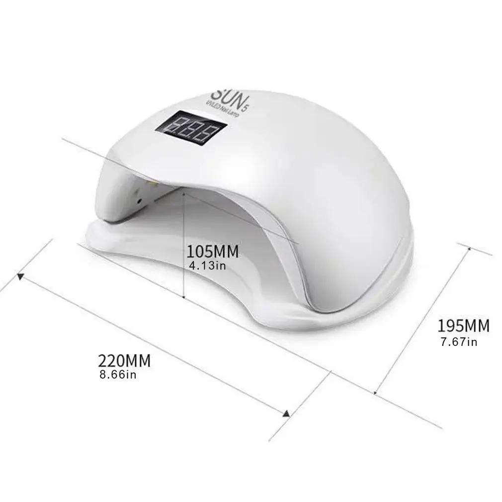 48W LED Light UV Lamp Nail Dryer Art Curing Gel Gelish Timer Acrylic Polish Nail Phototherapy Machine Induction Nail Lamp
48W LED Light UV Lamp Nail Dryer Art Curing Gel Gelish Timer Acrylic Polish Nail Phototherapy Machine Induction Nail Lamp