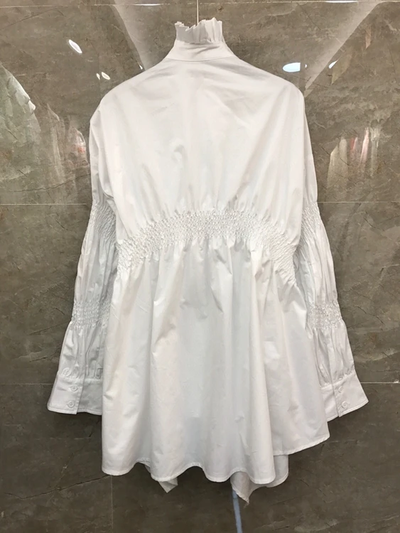 2021 spring and summer new women's pure color decorative pleated elastic waist fashion long sleeve dress 310
2021 spring and summer new women's pure color decorative pleated elastic waist fashion long sleeve dress 310
