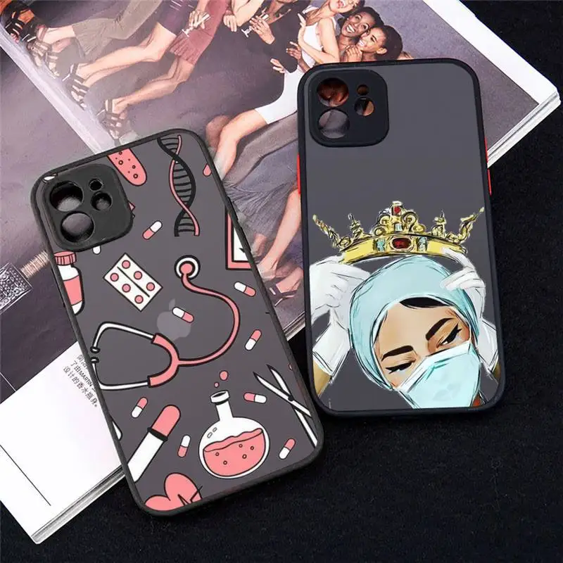 Medicine Doctor Nurse Phone Cases matte transparent For iphone 7 8 11 12 plus mini x xs xr pro max cover
Medicine Doctor Nurse Phone Cases matte transparent For iphone 7 8 11 12 plus mini x xs xr pro max cover