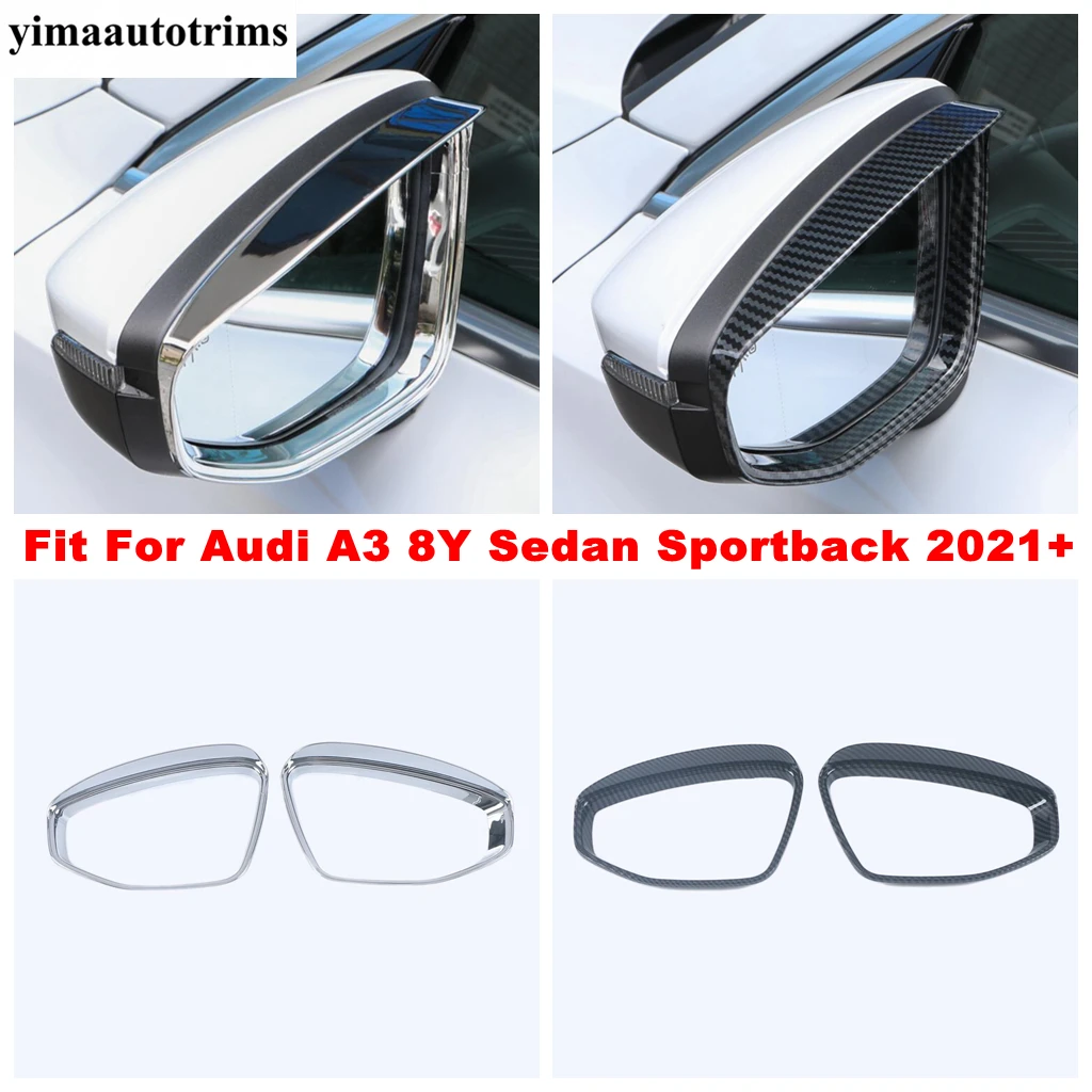 Carbon Fiber Look Accessories Car Side Rear View Mirror Rain Eyebrow Visor Shield Cover Trim For Audi A3 8Y Sedan Sportback 2021
Carbon Fiber Look Accessories Car Side Rear View Mirror Rain Eyebrow Visor Shield Cover Trim For Audi A3 8Y Sedan Sportback 2021