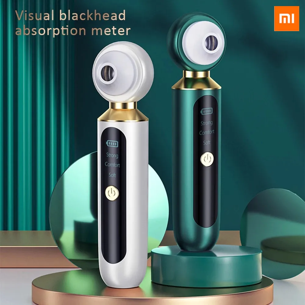 Xiao Mi blackhead Remover Vacuum Magnifier Visual Blackhead Suction Device Acne Face Facial Pore Cleaner Magnifying Glass Tools
Xiao Mi blackhead Remover Vacuum Magnifier Visual Blackhead Suction Device Acne Face Facial Pore Cleaner Magnifying Glass Tools