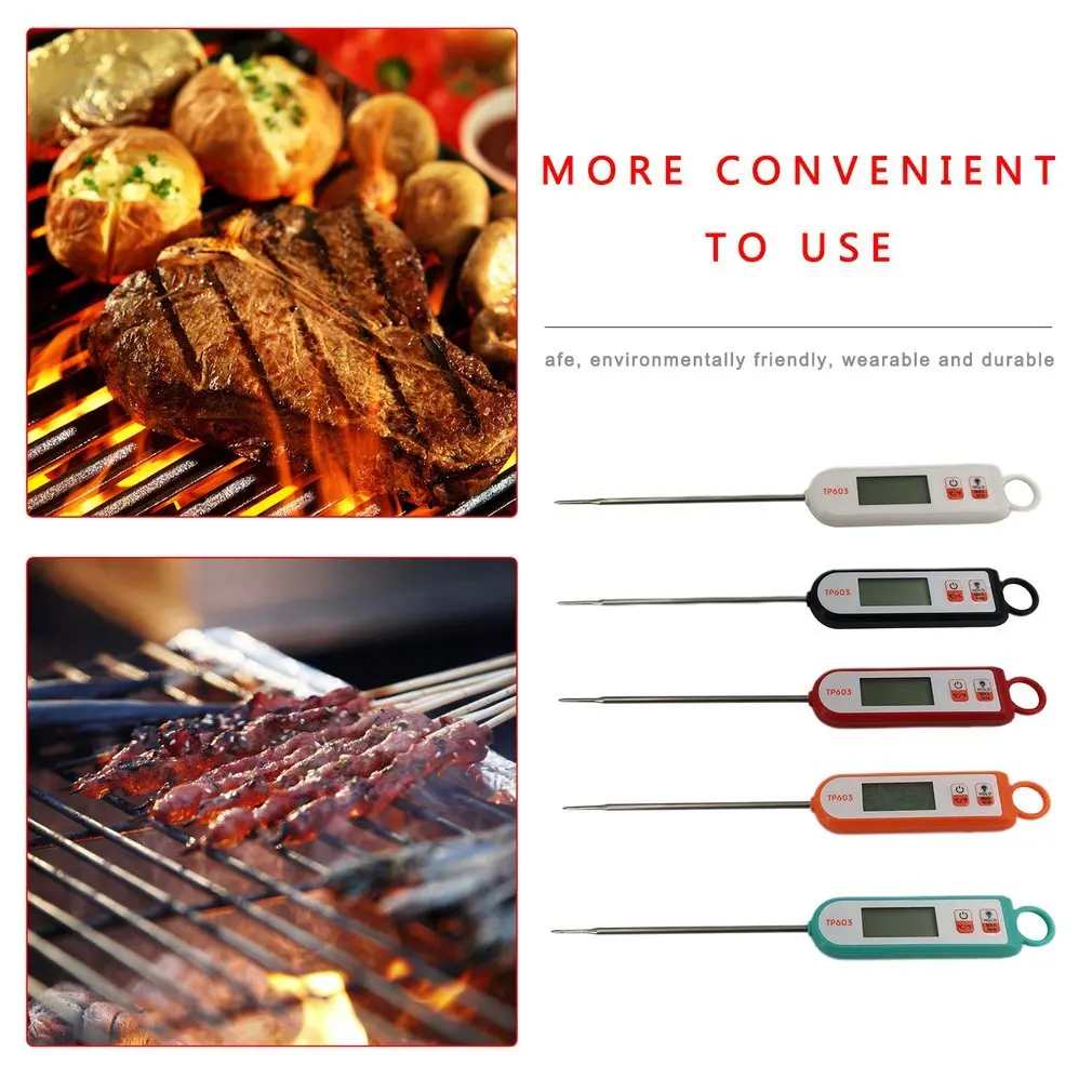 Kitchen Digital Display Probe Thermometer Digital Cooking Food Meat Speed Reading With Backlight Thermometer
Kitchen Digital Display Probe Thermometer Digital Cooking Food Meat Speed Reading With Backlight Thermometer