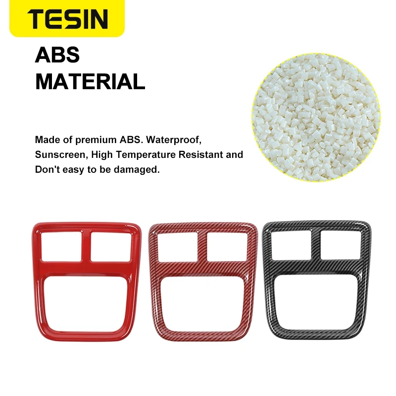 TESIN Car Rear Air Conditioning Vent Outlet Decoration Cover Sticker Accessories for Dodge Charger 2011+ for Chrysler 300C 2011+ 
TESIN Car Rear Air Conditioning Vent Outlet Decoration Cover Sticker Accessories for Dodge Charger 2011+ for Chrysler 300C 2011+