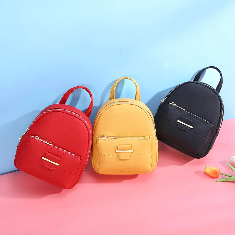 Fashion Women Leather Backpack Little Girl Schoolbag Shoulder Bag Detachable Straps Breathable Zipper Pocket
Fashion Women Leather Backpack Little Girl Schoolbag Shoulder Bag Detachable Straps Breathable Zipper Pocket