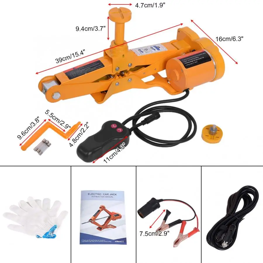 3 Ton 12VSUV Van Garage DC Auto Electric Automotive Car Jack Lift Crank Handle Lifting Car Tools Emergency Equipment Automobile
3 Ton 12VSUV Van Garage DC Auto Electric Automotive Car Jack Lift Crank Handle Lifting Car Tools Emergency Equipment Automobile