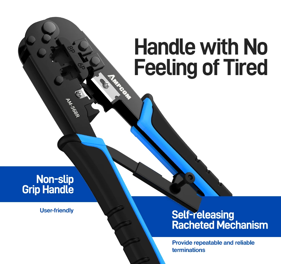 Rj45 crimper RJ11 RJ45 Crimping Tool Ethernet Network LAN Cable Crimper Cutter Stripper Plier
Rj45 crimper RJ11 RJ45 Crimping Tool Ethernet Network LAN Cable Crimper Cutter Stripper Plier