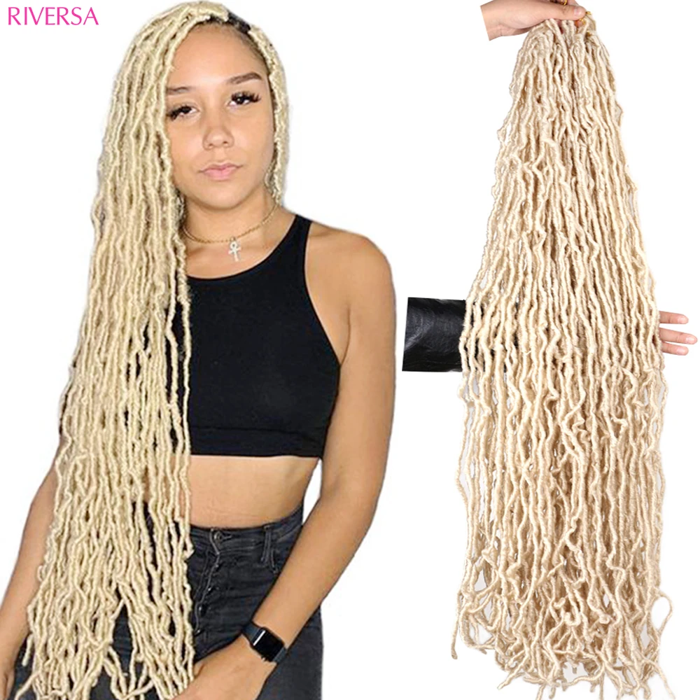 613# Blonde Faux Locs Crochet Hair 36 24 18 Inch Natural Soft Dreadlocks Hair Extensions Locks Crochet Braids Hair Extensions
613# Blonde Faux Locs Crochet Hair 36 24 18 Inch Natural Soft Dreadlocks Hair Extensions Locks Crochet Braids Hair Extensions