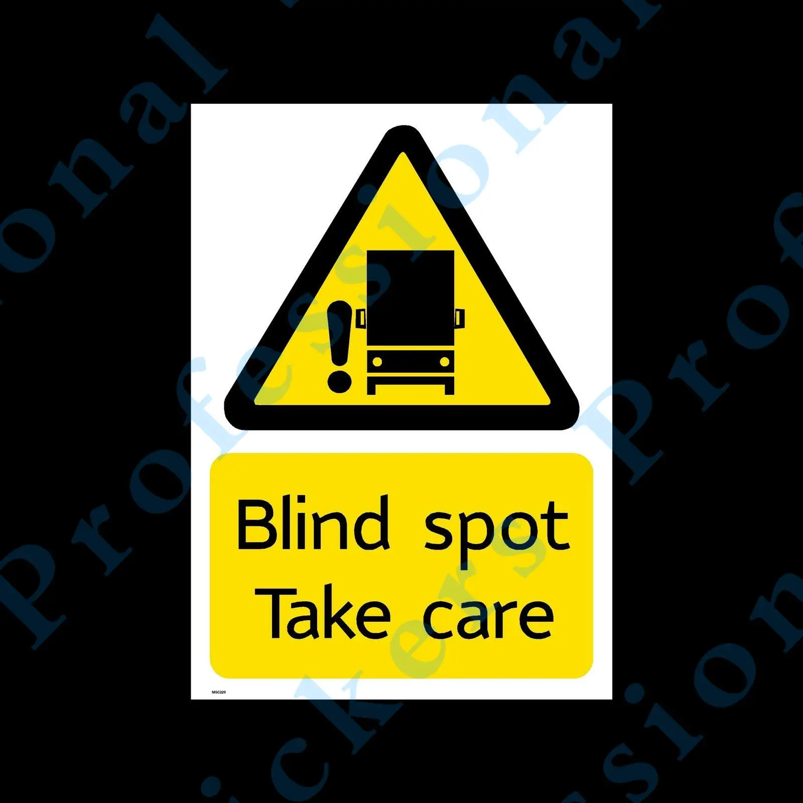 Warning sign Blind Spot - Take Care Sticker / Sign - TFL - LORRY - LONDON - CYCLIST (MISC229) Waterproof Vinyl Motorcycle Decal
Warning sign Blind Spot - Take Care Sticker / Sign - TFL - LORRY - LONDON - CYCLIST (MISC229) Waterproof Vinyl Motorcycle Decal