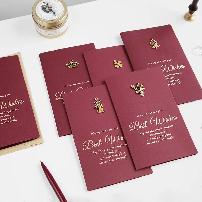 Vintage Creative Zinc Alloy Decoration Greeting Card Envelope Festival Thank You Blessing Card gift Letter Paper Invitations
Vintage Creative Zinc Alloy Decoration Greeting Card Envelope Festival Thank You Blessing Card gift Letter Paper Invitations