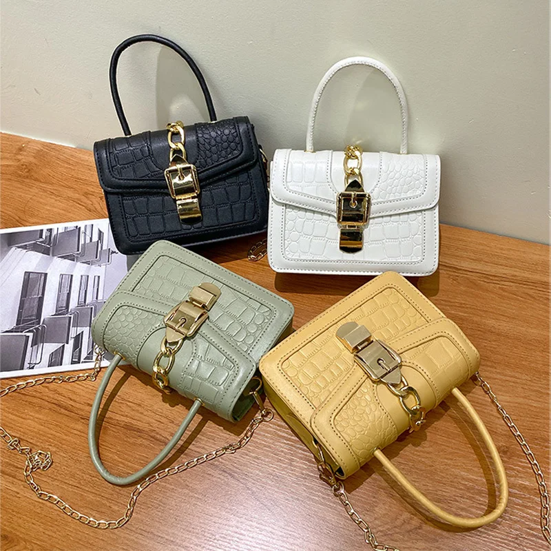 Crossbody Bags For Women NewTrending Chain Shoulder Bag Designer Handbags For Ladies Stone Pattern Female Small Flap Handle Bag 
Crossbody Bags For Women NewTrending Chain Shoulder Bag Designer Handbags For Ladies Stone Pattern Female Small Flap Handle Bag
