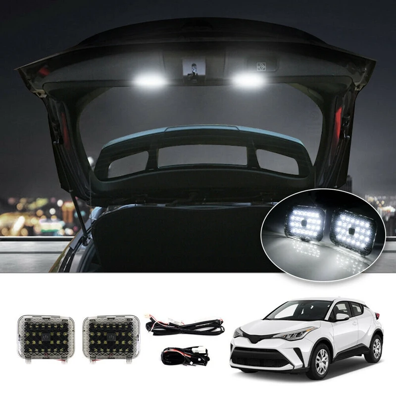 2 Pcs Car Trunk Light Lamp Roof Reading Lights Signal Lamp 12V Fit for Toyota CHR C-HR 2016-2019
2 Pcs Car Trunk Light Lamp Roof Reading Lights Signal Lamp 12V Fit for Toyota CHR C-HR 2016-2019