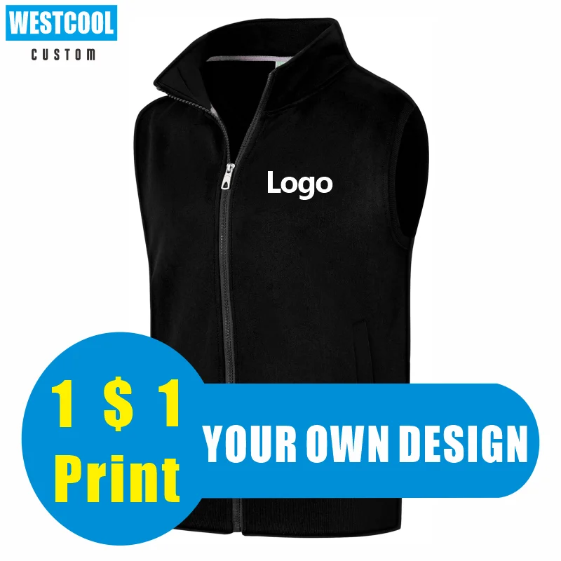 High Quality Fashion Sleeveless Sweater Vest Custom Logo Printed Embroidery Personal Design 6-Color Men Women Hoodie WESTCOOL 
High Quality Fashion Sleeveless Sweater Vest Custom Logo Printed Embroidery Personal Design 6-Color Men Women Hoodie WESTCOOL