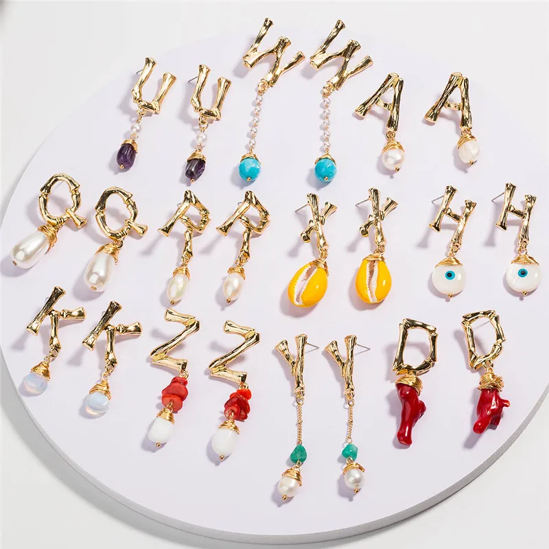 Metal Initial Letter Q Drop Earrings For Women Gold Color Fashion Fresh Pearl Dangle Earrings Female Bohemian Brincos
Metal Initial Letter Q Drop Earrings For Women Gold Color Fashion Fresh Pearl Dangle Earrings Female Bohemian Brincos