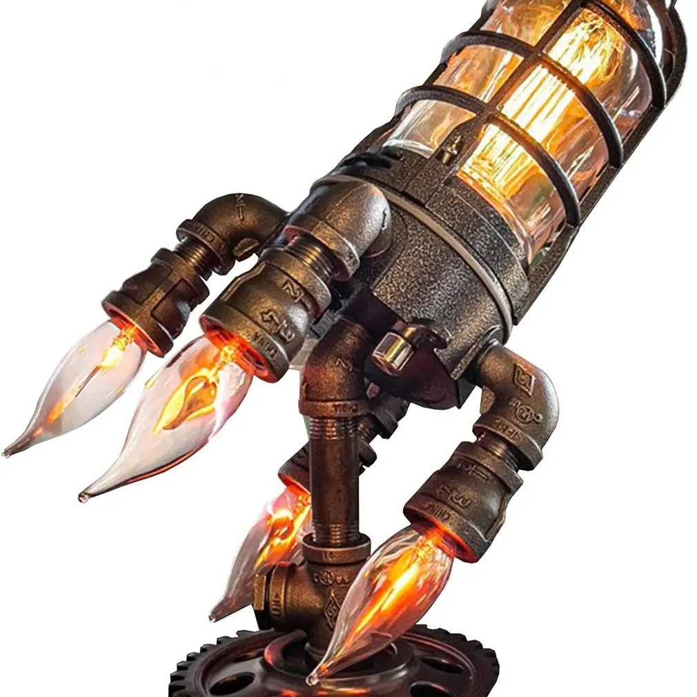Steam Punk Rocket Lamp With Bulbs Table Lamp Steampunk Style Table Lamp Rocket Lamp Retro Rocket Lamp Gifts For Children
Steam Punk Rocket Lamp With Bulbs Table Lamp Steampunk Style Table Lamp Rocket Lamp Retro Rocket Lamp Gifts For Children