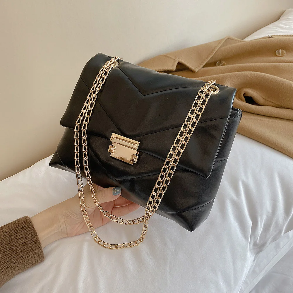 Embroidery Thread Small Chain PU Leather Crossbody Bags for Women 2021 Trend Hand Bag Women's Branded Trending Shoulder Handbags
Embroidery Thread Small Chain PU Leather Crossbody Bags for Women 2021 Trend Hand Bag Women's Branded Trending Shoulder Handbags