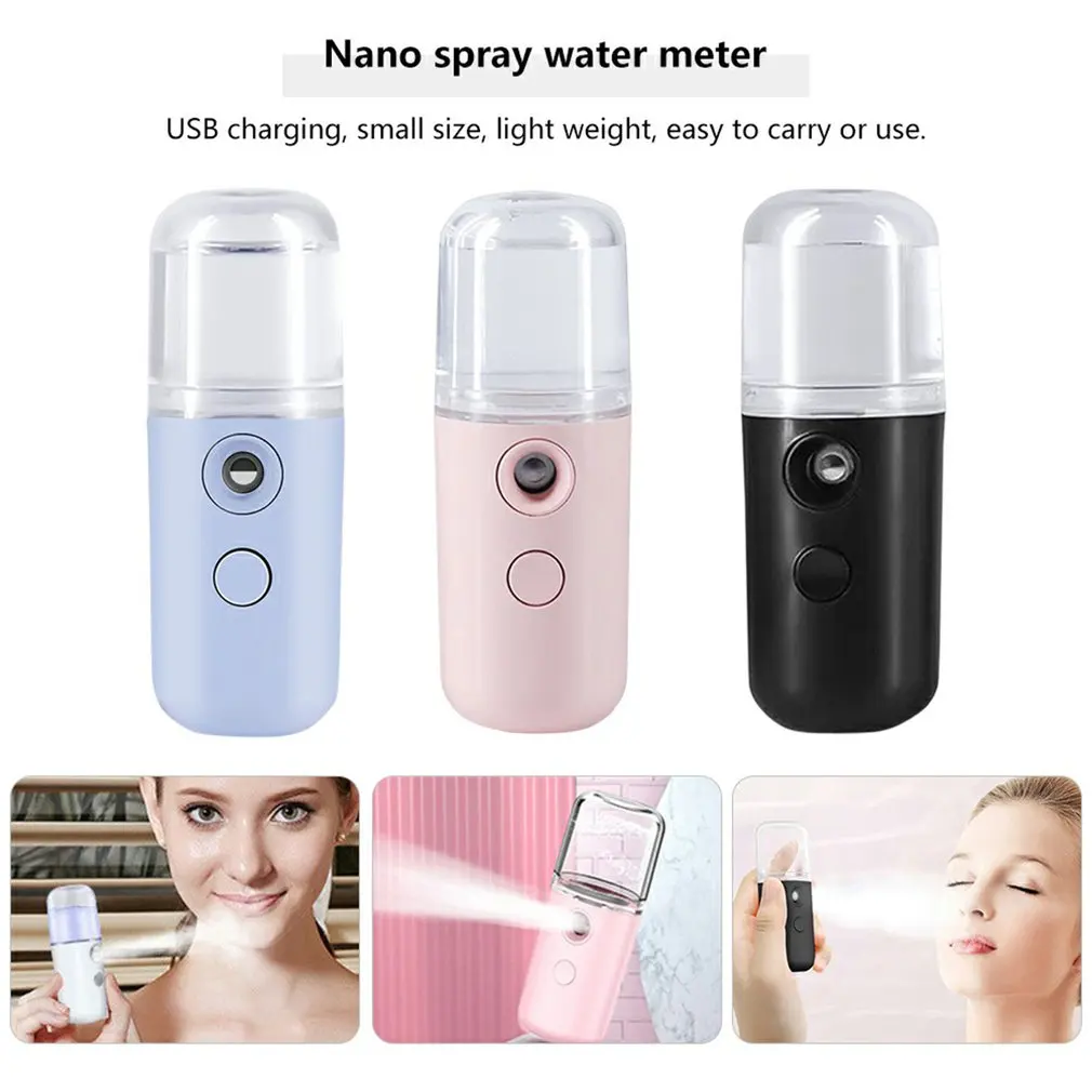 Nano Facial Mister Cool Mist 30ml Facial Handy Mist Sprayer Support Adding Toner And Pure Milk Hydrating For Skin Care
Nano Facial Mister Cool Mist 30ml Facial Handy Mist Sprayer Support Adding Toner And Pure Milk Hydrating For Skin Care