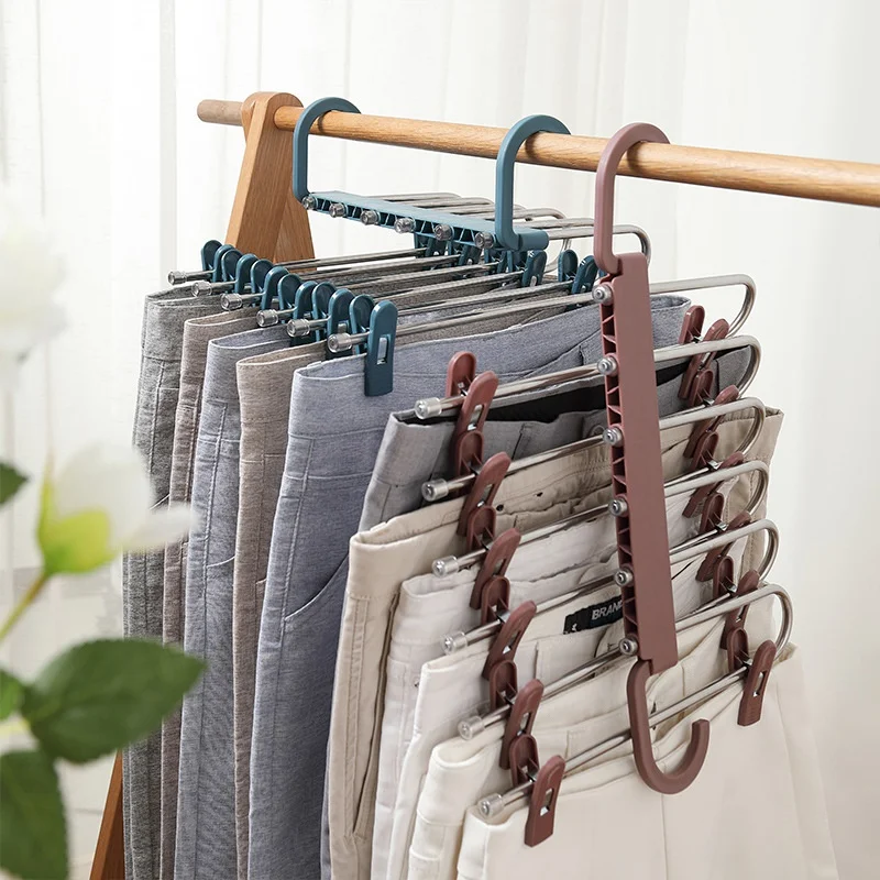 Телескопическая Вешалка из нержавеющей стали, многофункциональная Складная Многоуровневая вешалка для брюк, бытовая вешалка с зажимом для...
Телескопическая Вешалка из нержавеющей стали, многофункциональная Складная Многоуровневая вешалка для брюк, бытовая вешалка с зажимом для...