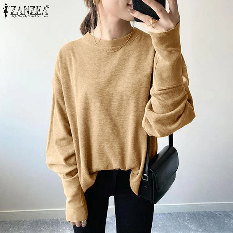 ZANZEA Women's Harajuku Sweatshirts 2022 Spring Autumn Long Sleeve O Neck Pullovers Tops Oversized Casual Solid Loose Streetwear
ZANZEA Women's Harajuku Sweatshirts 2022 Spring Autumn Long Sleeve O Neck Pullovers Tops Oversized Casual Solid Loose Streetwear