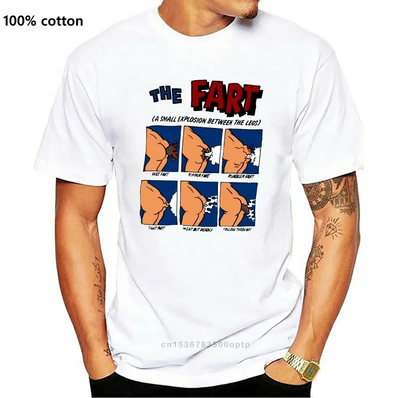 Новинка, Винтажная Футболка The Fart, рубашка в стиле шутки 80-х 90-х, мультяшная футболка с юмором, Мужская футболка маленького и среднего размера
Новинка, Винтажная Футболка The Fart, рубашка в стиле шутки 80-х 90-х, мультяшная футболка с юмором, Мужская футболка маленького и среднего размера