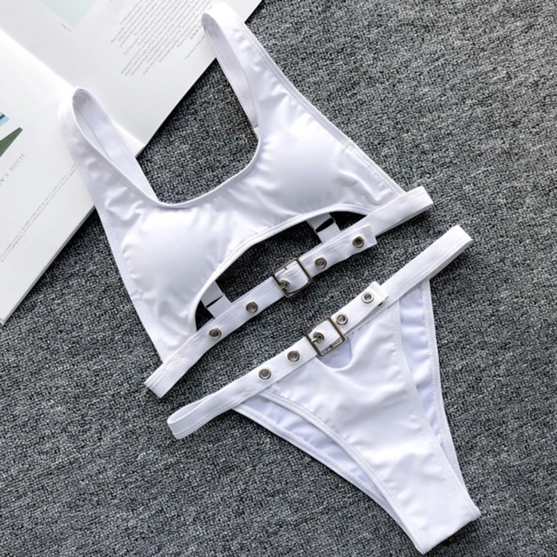 Sexy Bikini Female Swimsuit High Waist Swimwear 2021 Women Swimwear Two-Pieces Bikini Set Solid Bather Bathing Suit Swim
Sexy Bikini Female Swimsuit High Waist Swimwear 2021 Women Swimwear Two-Pieces Bikini Set Solid Bather Bathing Suit Swim