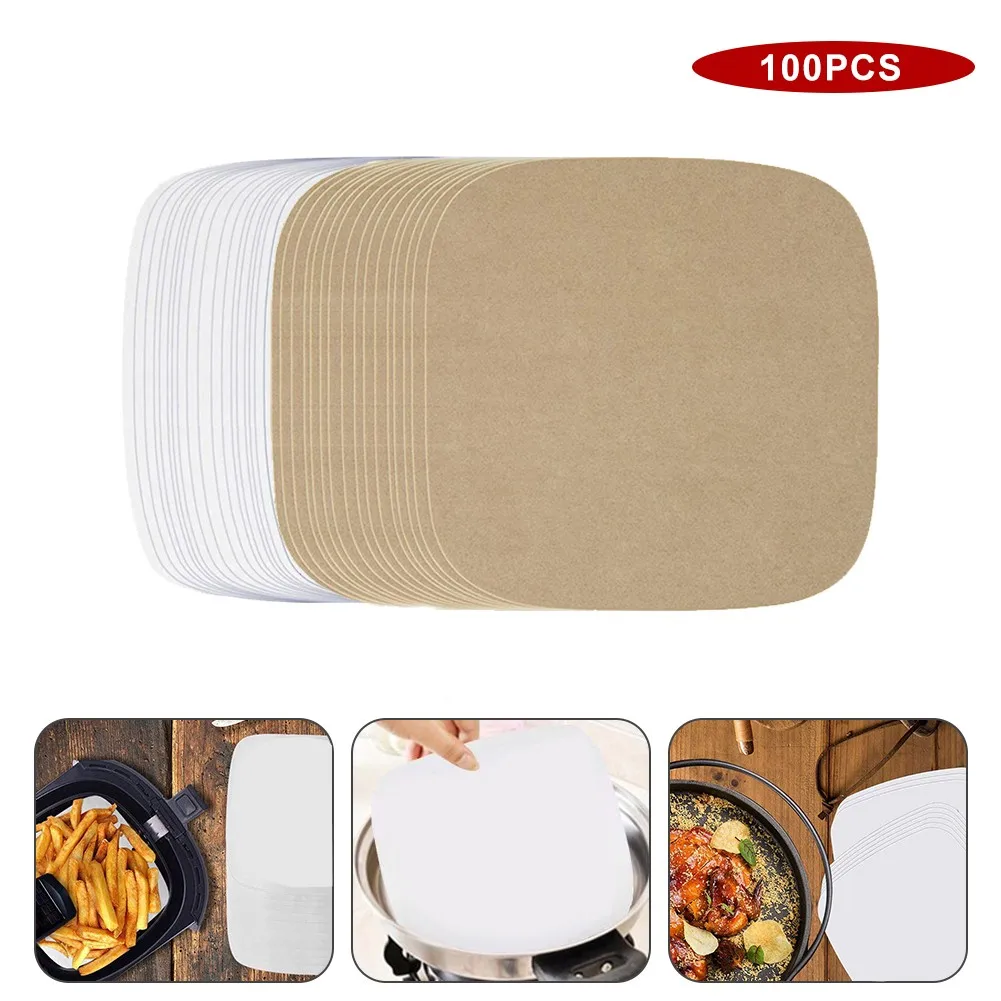 100pcs 9/10 Inches Air Fryer Liners Perforated Non-stick Mat Steaming Baking CookingOil Paper Accessories Kitchen Tool
100pcs 9/10 Inches Air Fryer Liners Perforated Non-stick Mat Steaming Baking CookingOil Paper Accessories Kitchen Tool