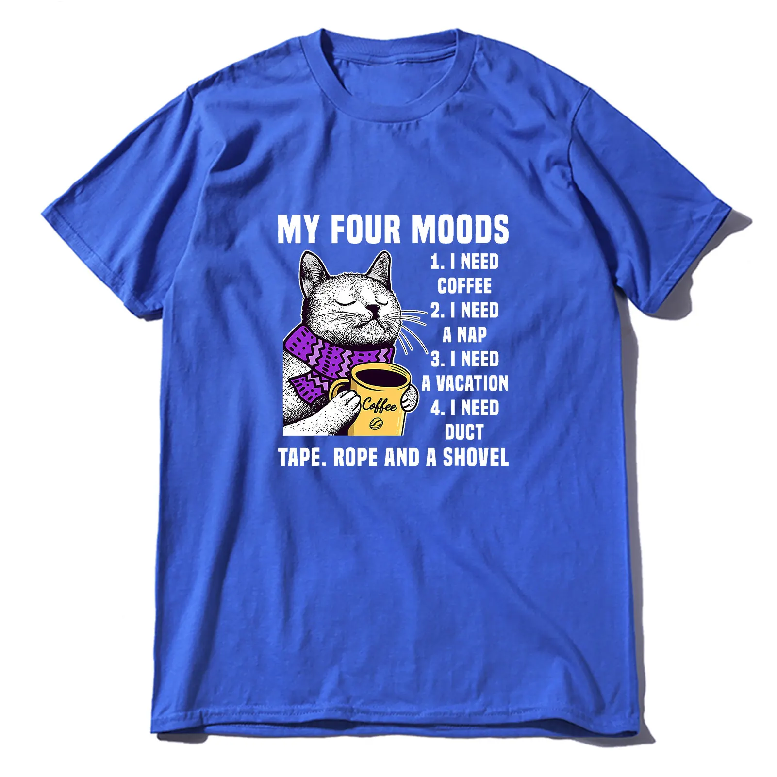 Забавная кошка, мой четыре яда, мне нужен кофе, мне нужен отдых, мне нужна веревка с клейкой лентой и винтажная Мужская футболка с лопаткой
Забавная кошка, мой четыре яда, мне нужен кофе, мне нужен отдых, мне нужна веревка с клейкой лентой и винтажная Мужская футболка с лопаткой