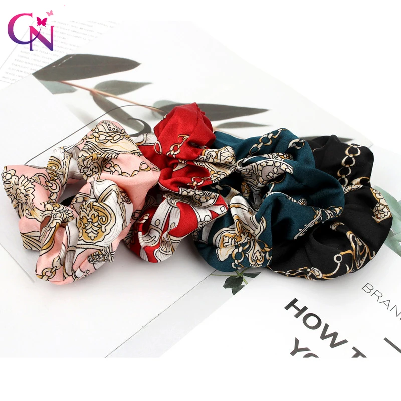 CN Retro Printed Elastic Hair Scrunchies Fashion Cute Hair Bands Ties Women Girls Holder Hair accessories 4 Colors Hairwear
CN Retro Printed Elastic Hair Scrunchies Fashion Cute Hair Bands Ties Women Girls Holder Hair accessories 4 Colors Hairwear